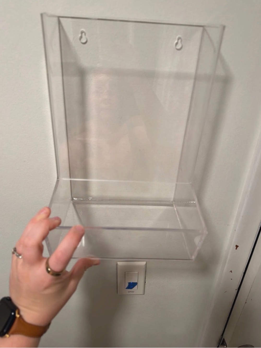 Amazon Clear Wall File & Supply Holder - Transparent Organizer